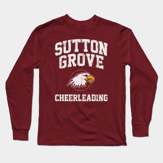 Sutton Grove High School Cheerleading Long Sleeve T-Shirt by huckblade